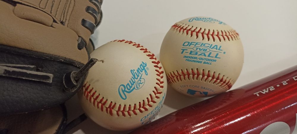 Taco beisebol, Luva e 2 bolas