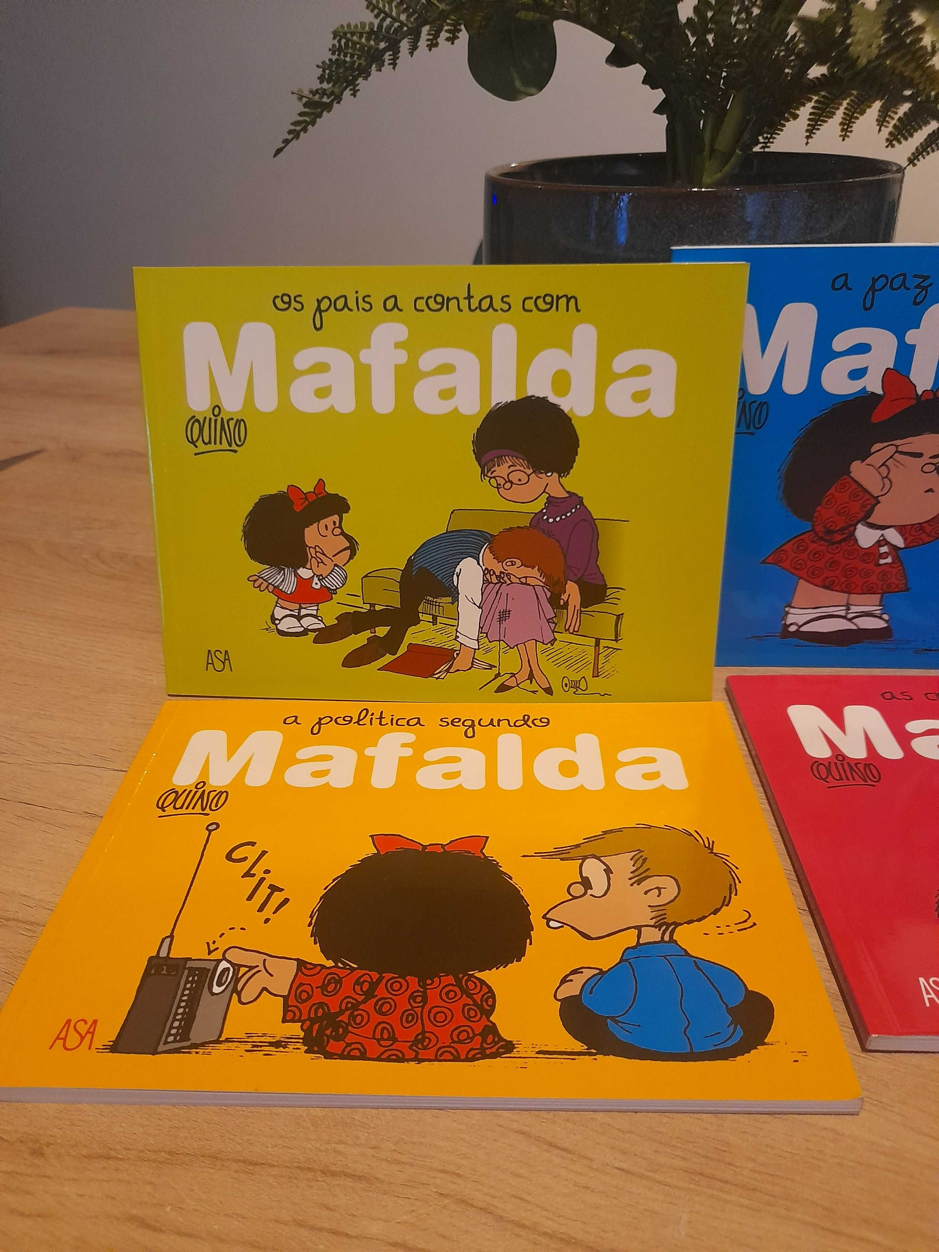4 Livros da Mafalda - tudo 1.º edição