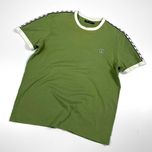 Fred Perry С Лампасами Мужская Футболка Олимпийка Оригинал Размер M/L
