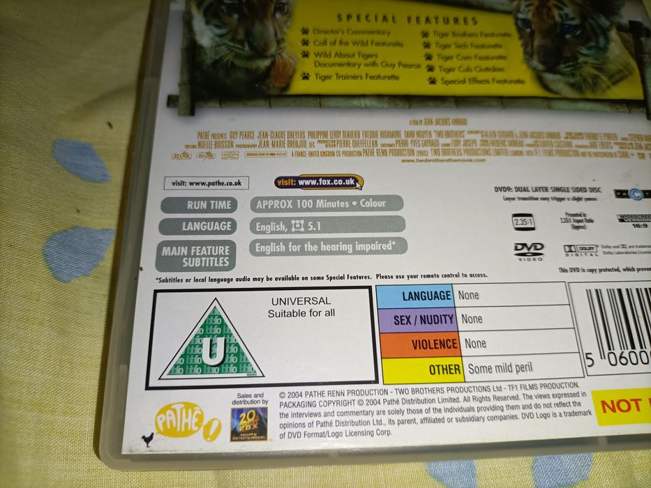 Dois irmãos _filme dvd