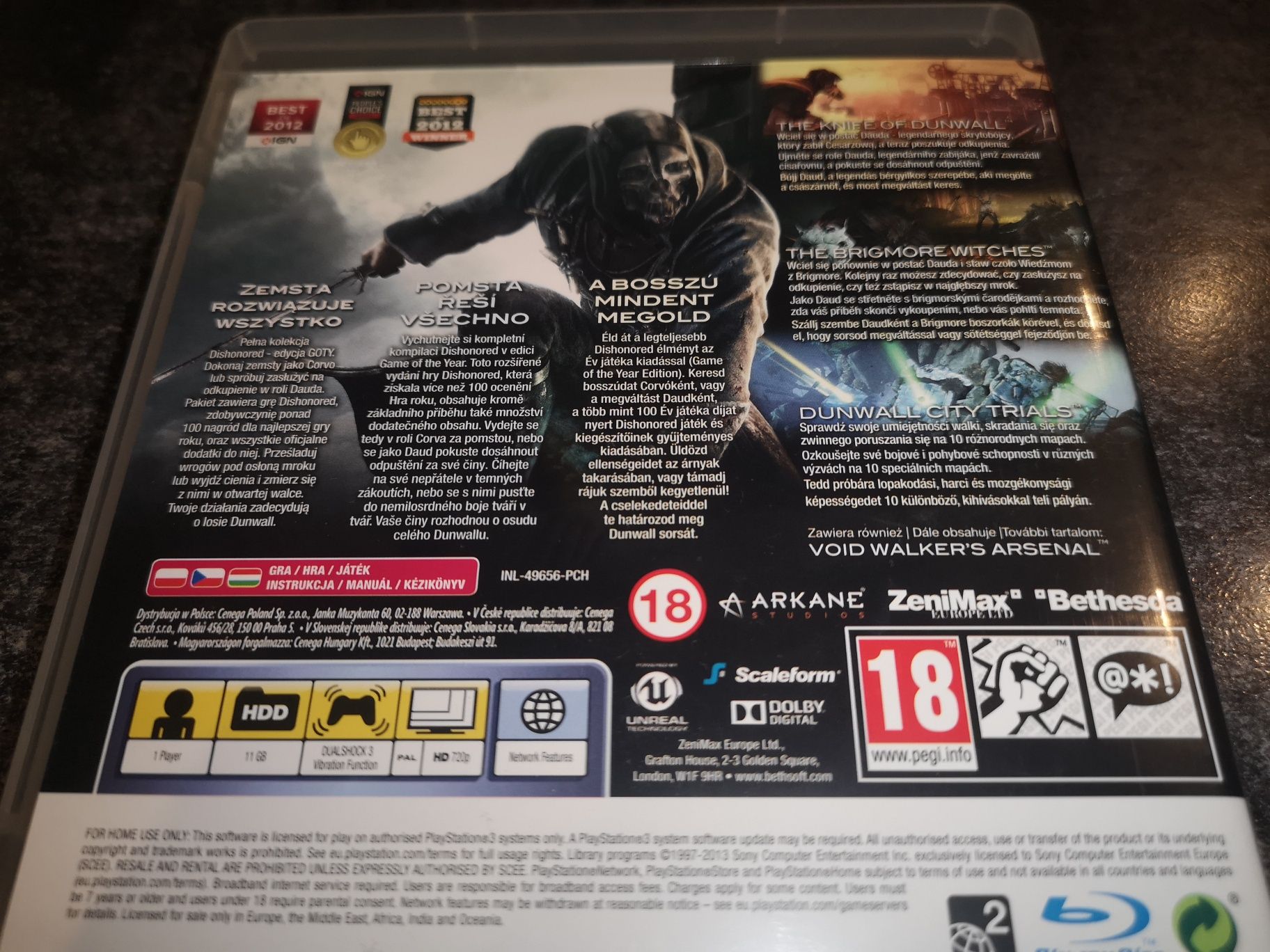 Dishonored GOTY PS3 gra PL (możliwość wymiany) kioskzgrami Ursus
