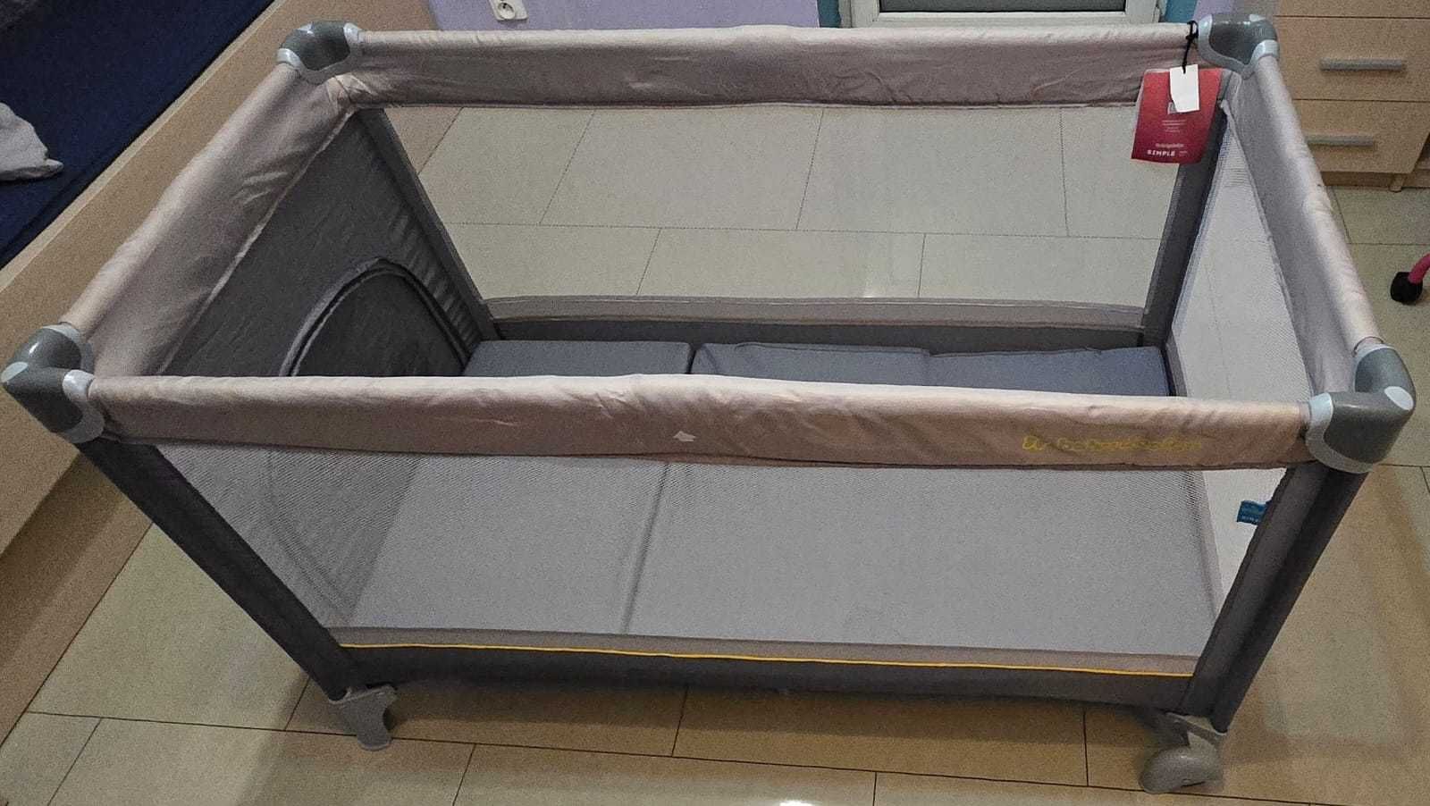 Łóżeczko turystyczne Baby Design Simple łóżko hotelowe bardzo dobre