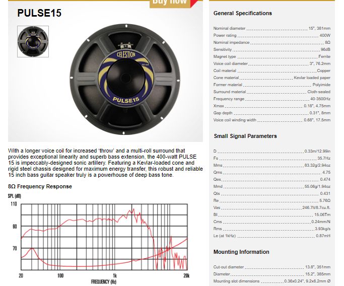 Vendo altifalantes Celestion NOVOS para guitarra baixo Pulse BN BL