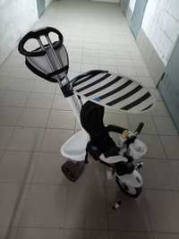 Smart-Trike, Rowerek 3w1, Zoo, zebra  biało-czarny