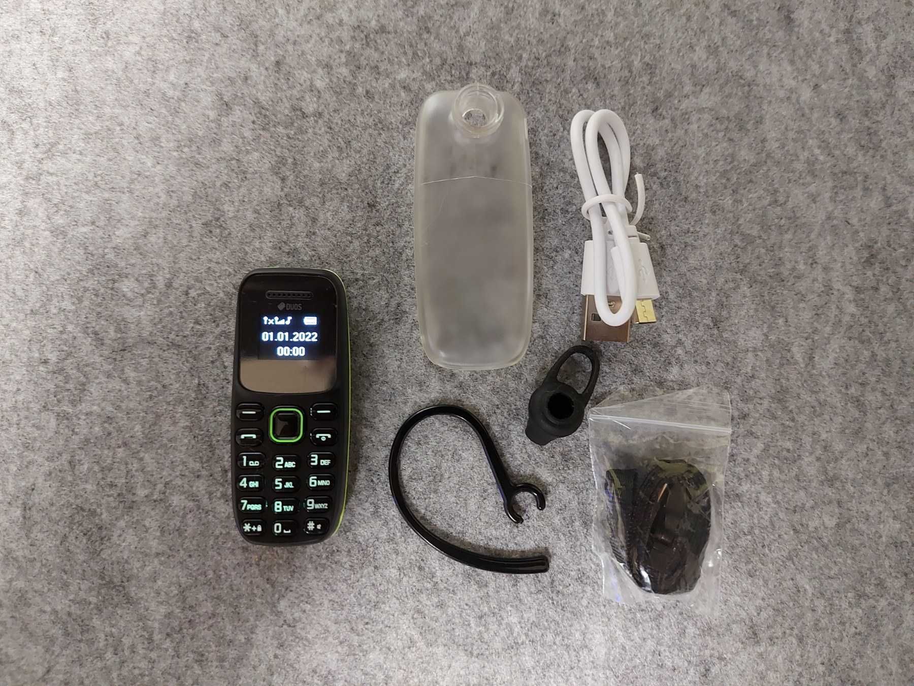 Міні телефон зі зміною голосу на 2 sim карти, Memory card slot