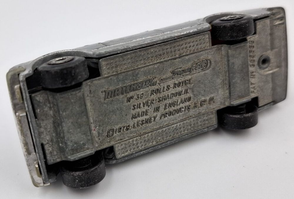 Stary samochodzik resorak kolekcjonerski Matchbox 1979 silver shadow