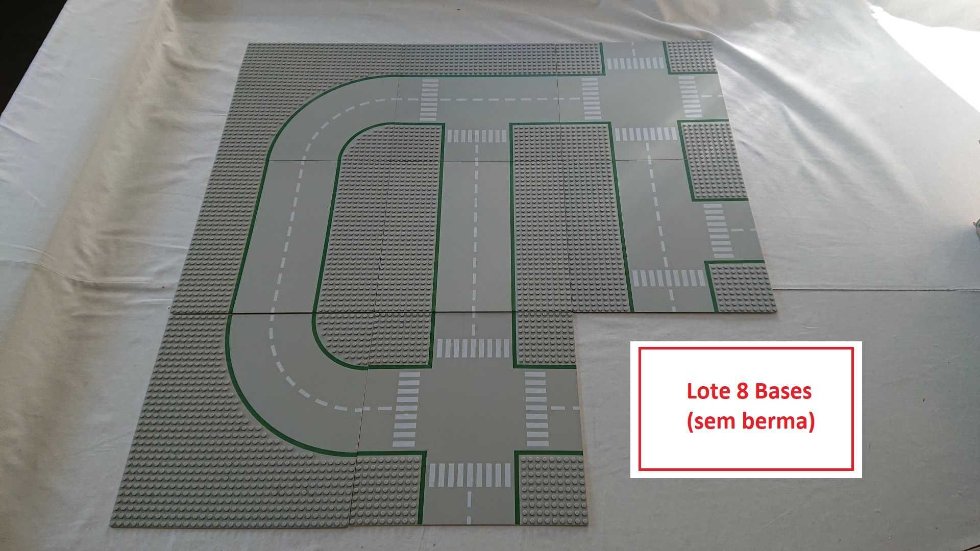 LECO CITY -  4 Lotes Placas / Bases / Estradas (ANOS 80-90)