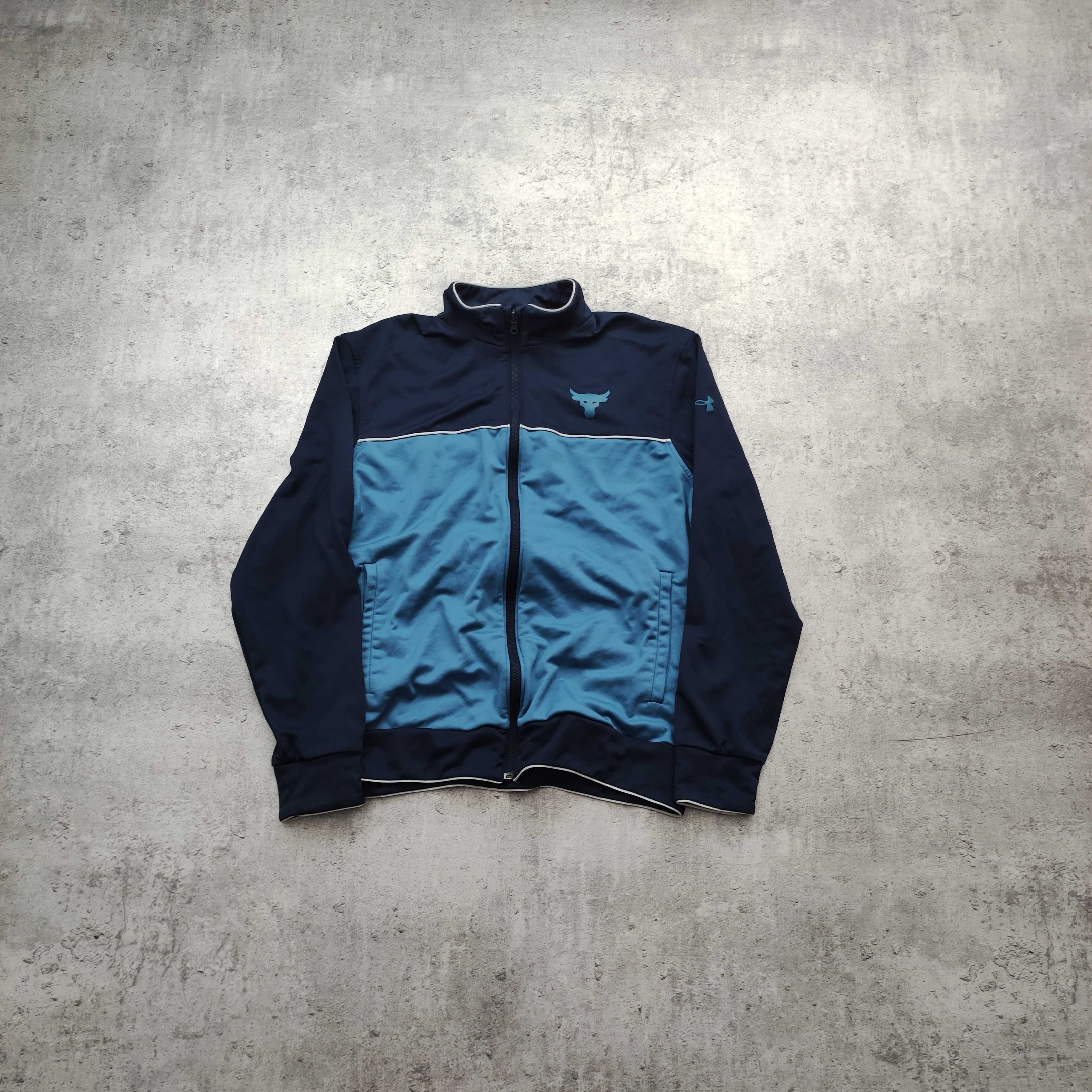 MĘSKA Bluza PREMIUM Rozpinana Suwak Under Armour THE ROCK Siłownia GYM