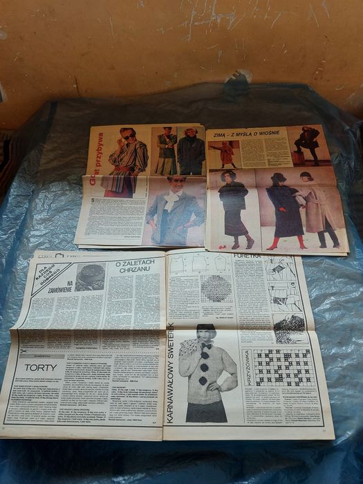 Stare czasopisma 2 sztuki Świat Mody 1985r/90rok