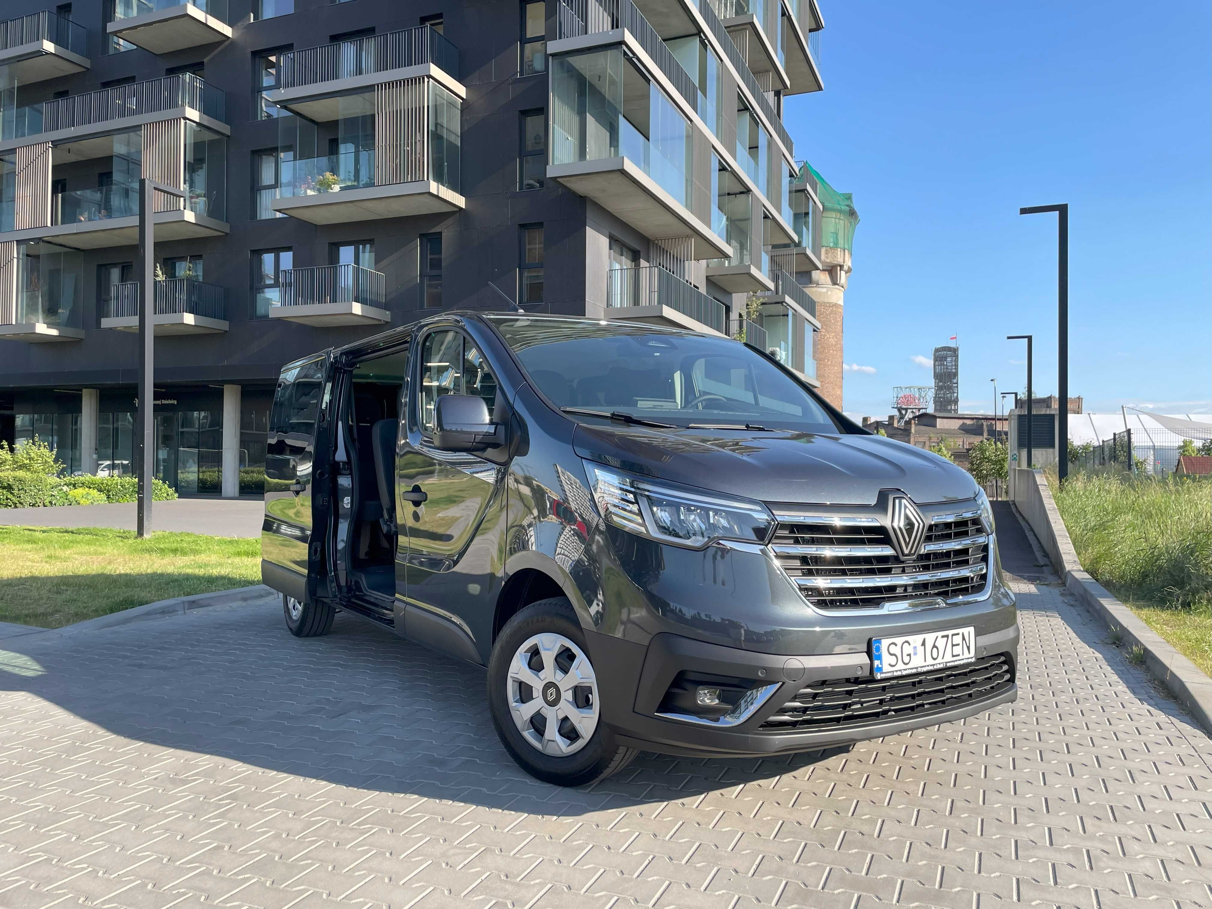 Wynajem 9-osobowego Renault Trafic -  od 240 zł/doba