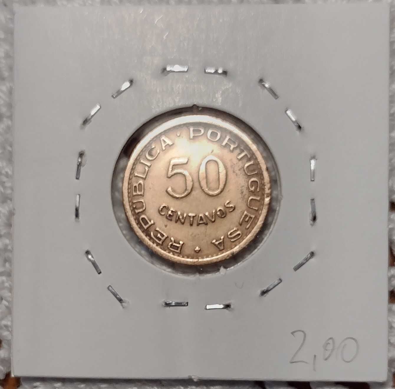 Guiné - moeda de 50 centavos de 1952