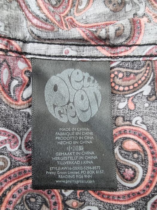 Pretty Green. Сорочка чоловіча. Slim fit.