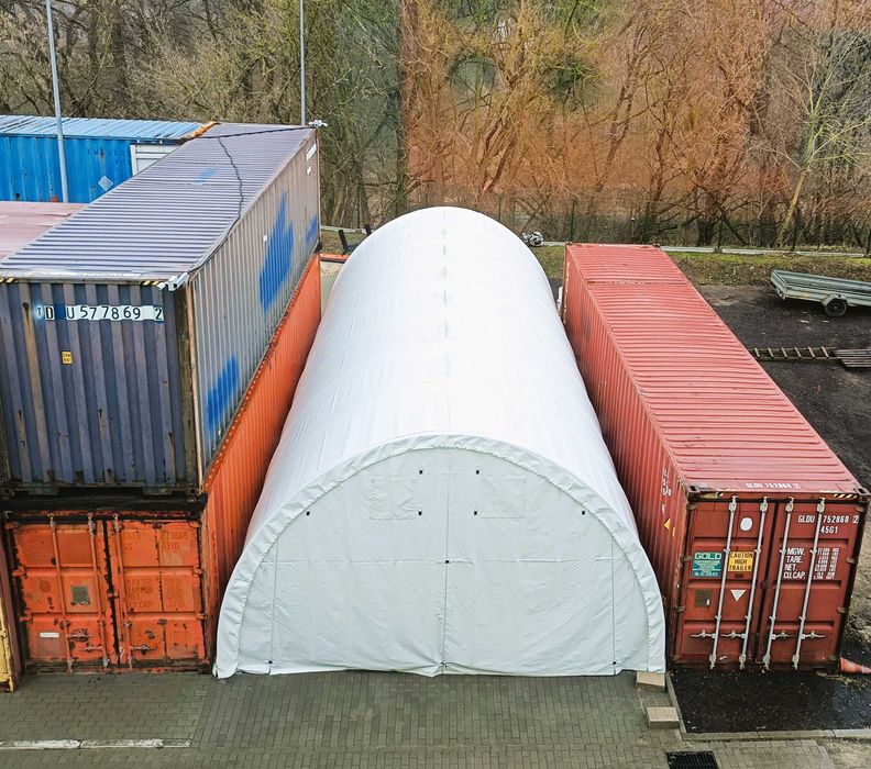 Hala Namiotowa Łukowa 6,1x9,15m. Całoroczna! namiot magazynowy, garaż