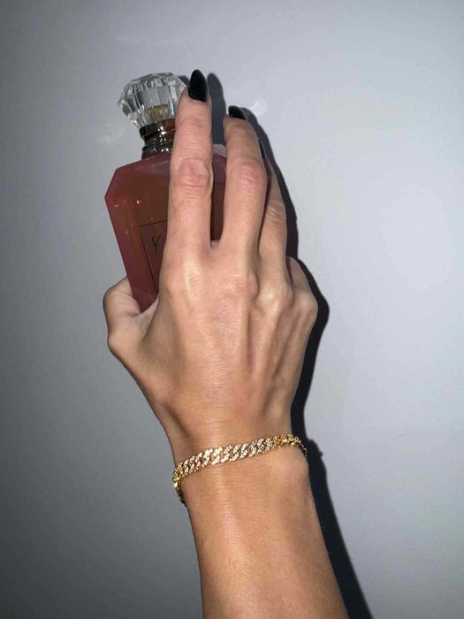 Złota Bransoletka PANDORA Pavé Kubańskie Ogniwa