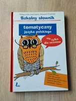 Książka szkolny słownik polski wyrazy przysłowia powiedzenia cytaty