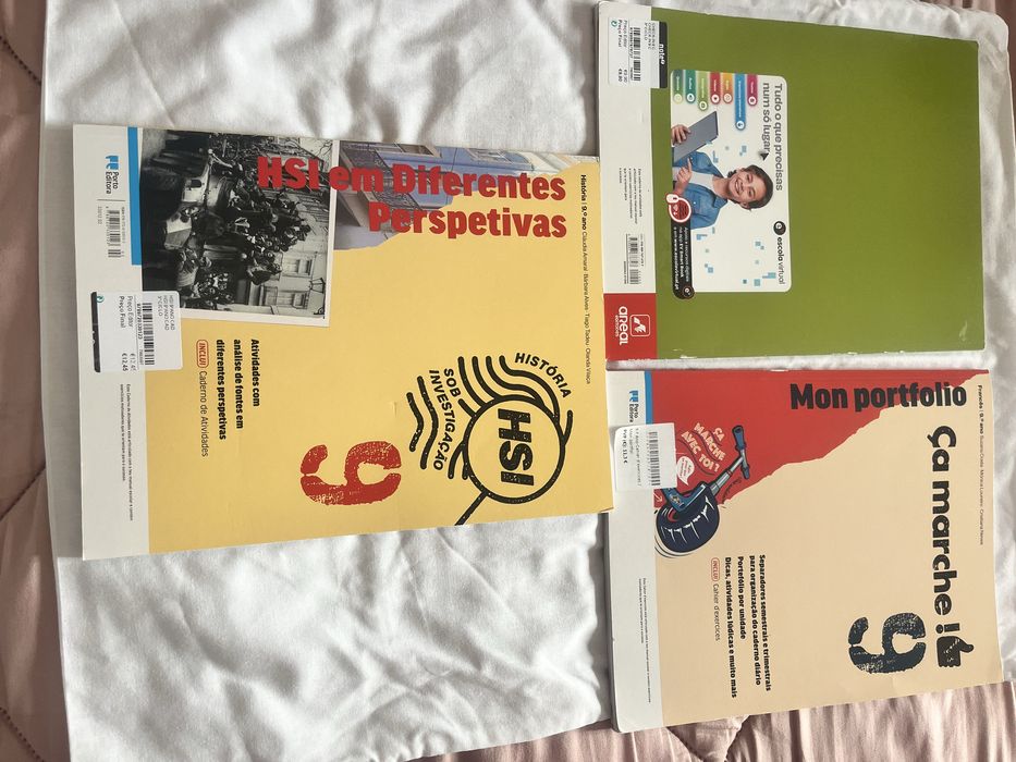 Cadernos atividades 9ºano