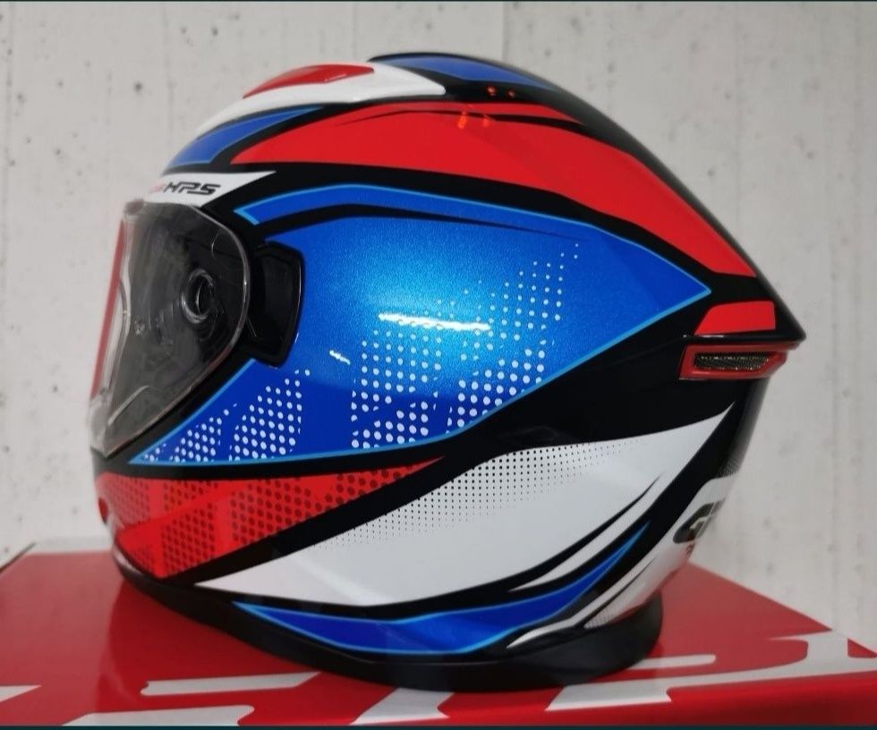 Capacete Integral Givi 50.6 Stoccarda Follow Blue / Red ( NOVOS )