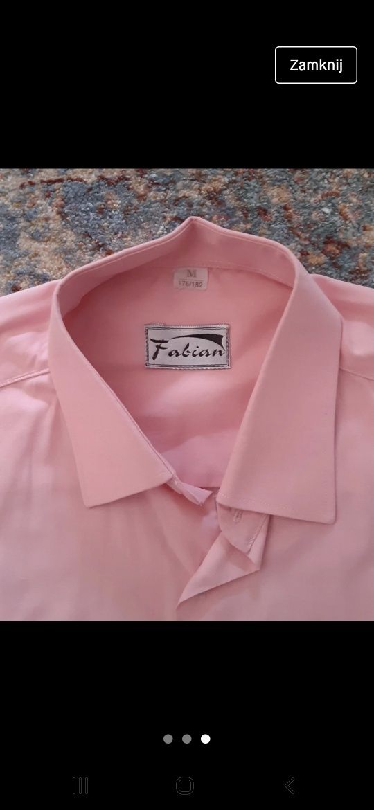 Koszula męska roz. M 176/182 cm. Fabian.