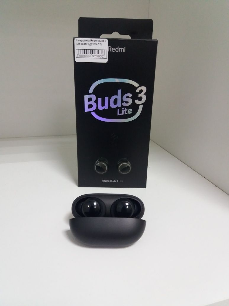 Навушники Xiaomi Redmi Buds 3 Lite Black TWS