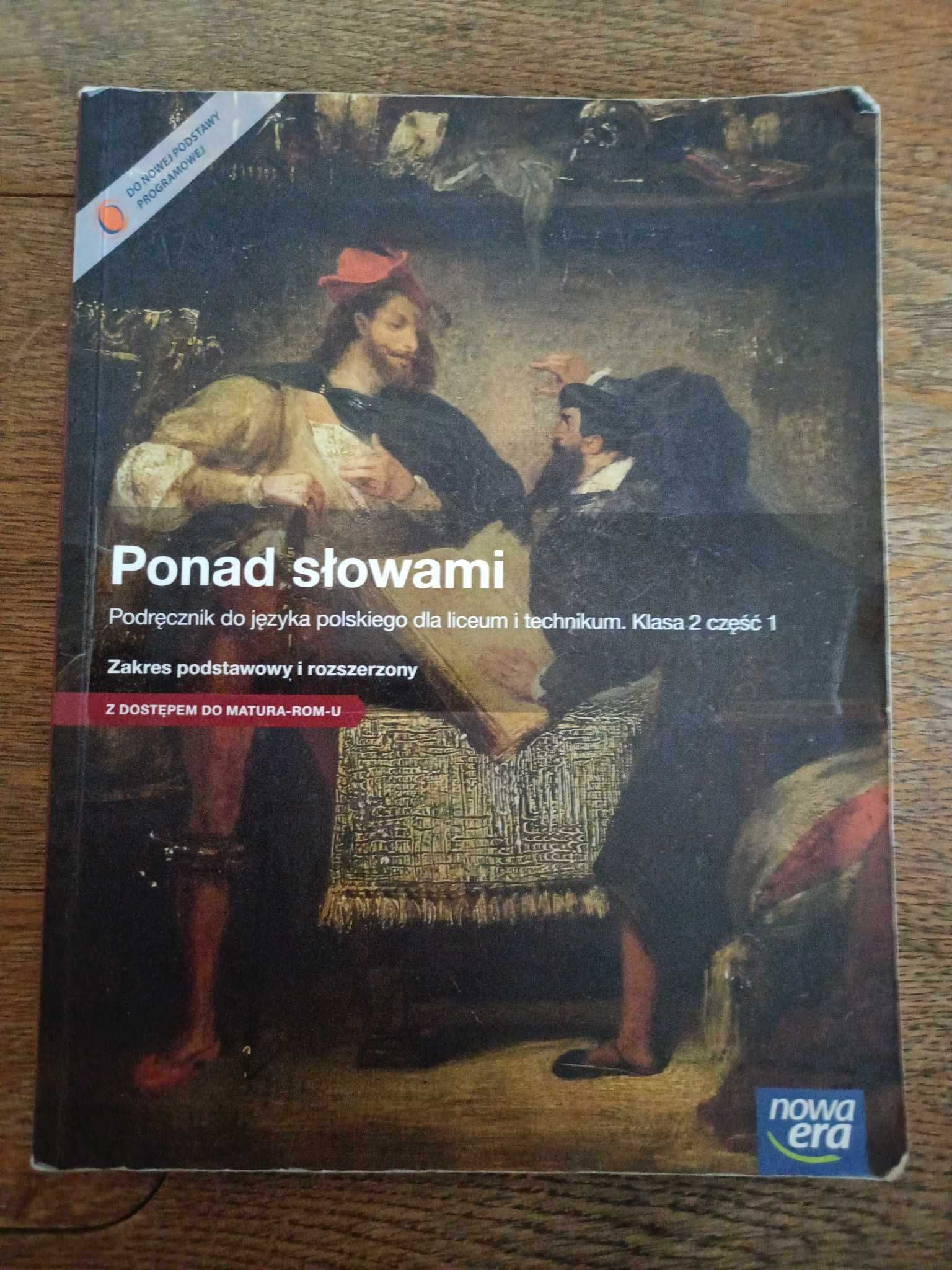 Podręcznik ponad słowami klasa 2 cz 1 rok MEN/2013