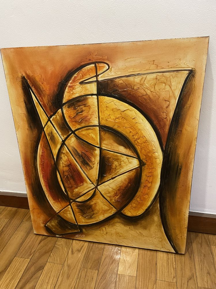 Quadro de pintura a oleo