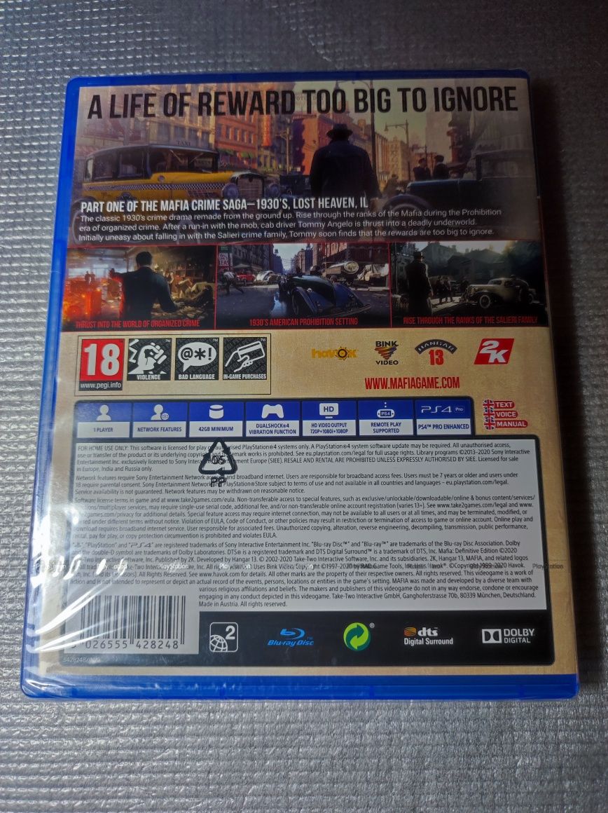 Mafia Definitive Edition | Gra PS4