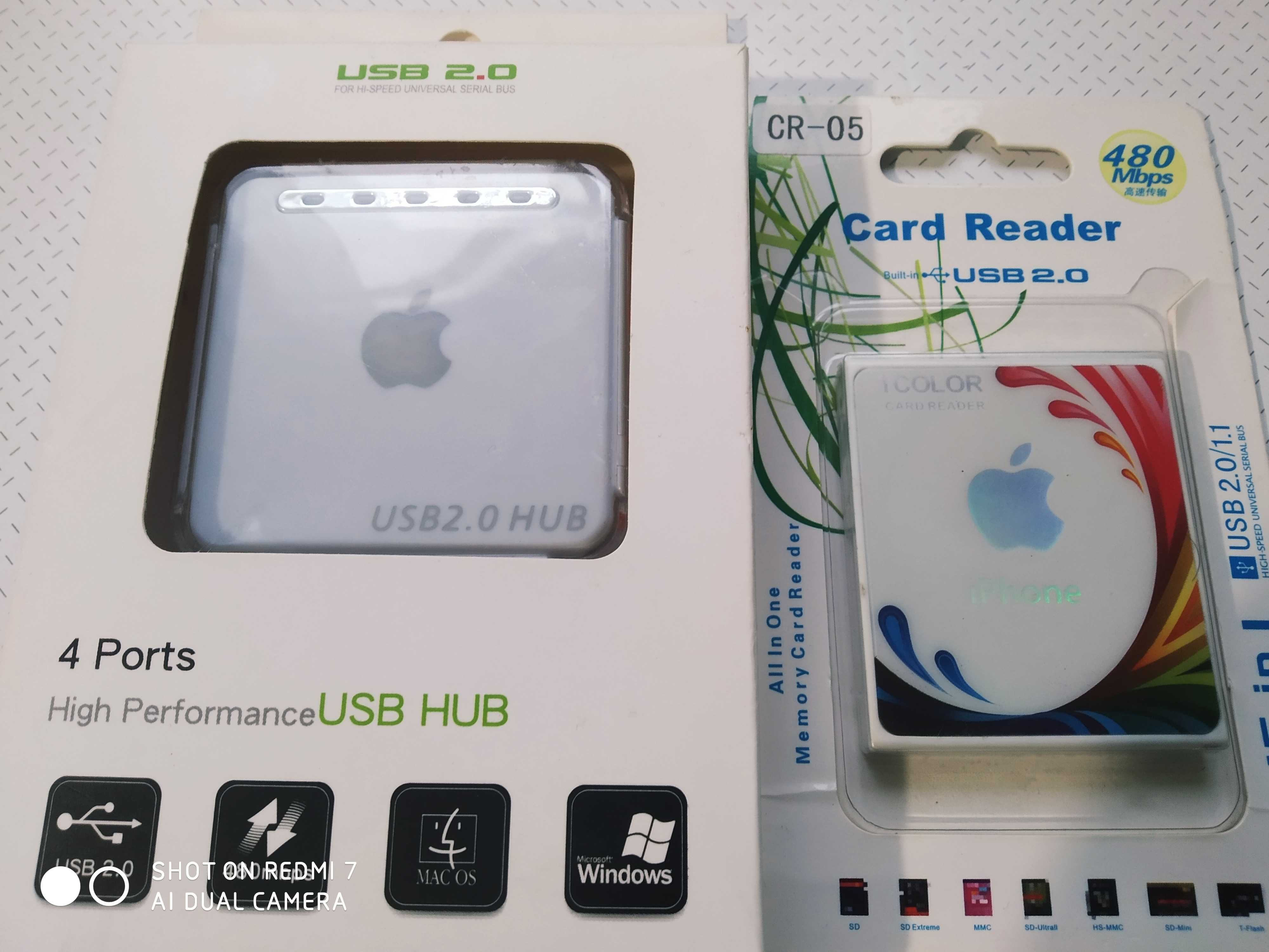 USB hub + картрідер Apple