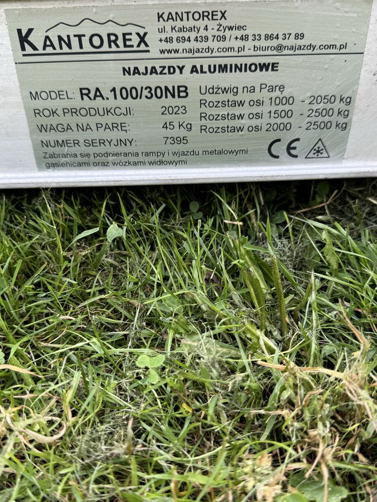Najazdy do załadunku 3m