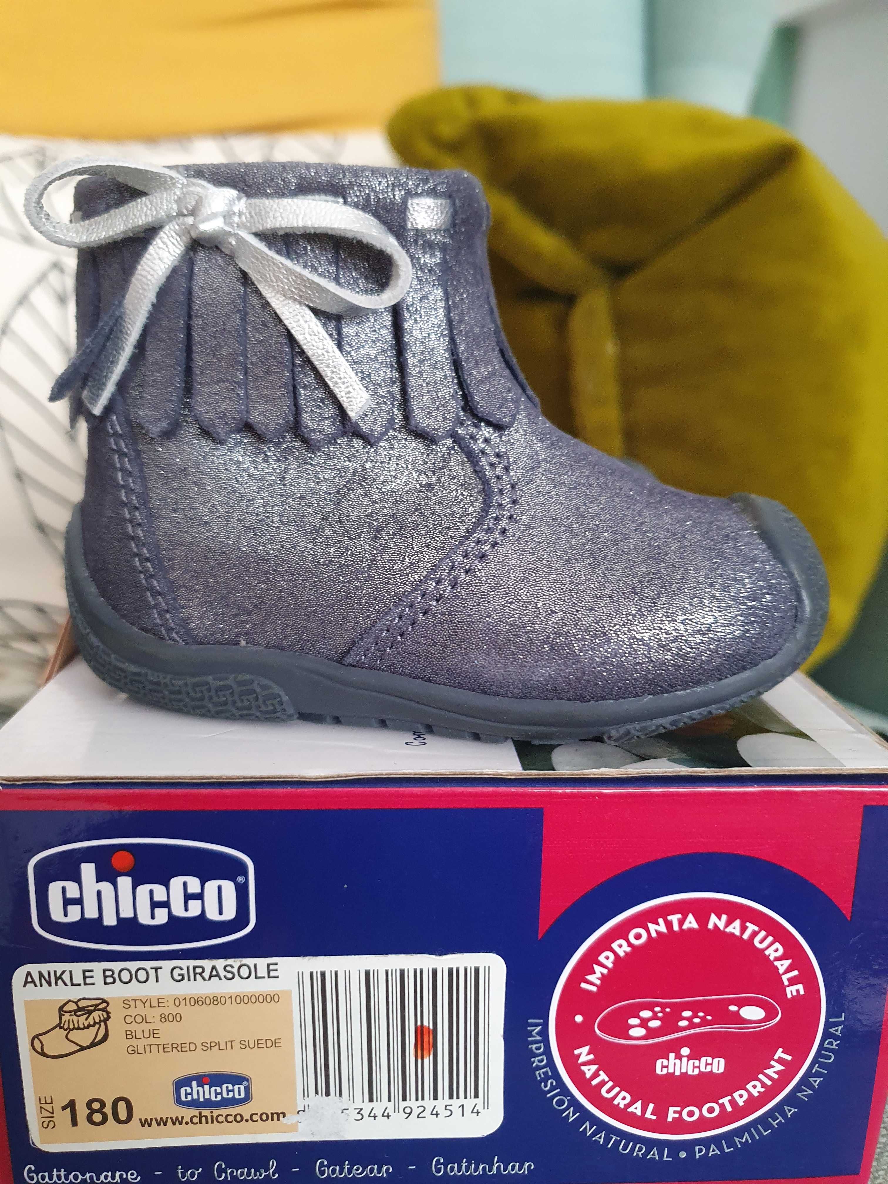 Botas Chicco menina novas