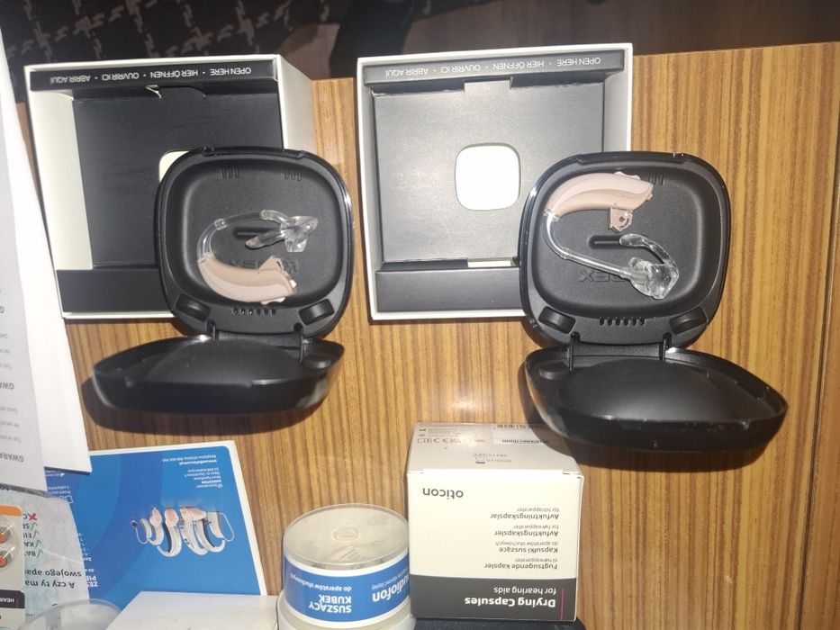 Aparat słuchowy dwoje uszu. Audiofon, widex EVOKE E-FP