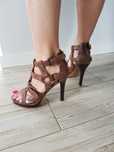 Buty Nine West 7 skóra obcas,platforma