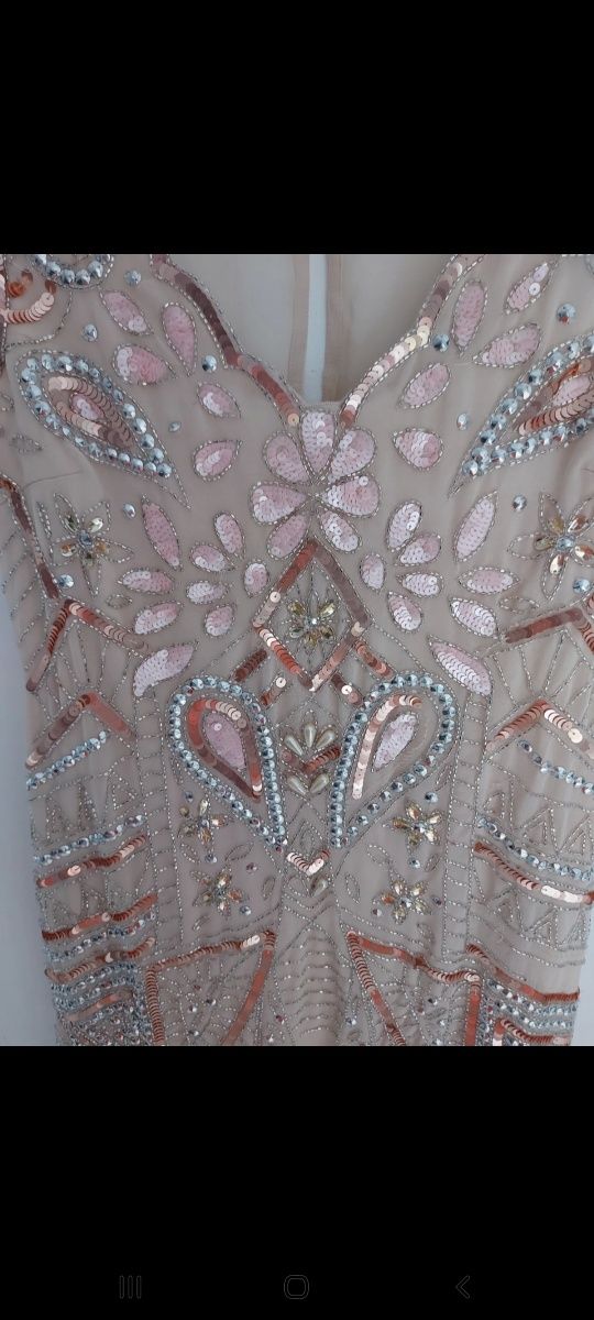 Frock and Frill bogato zdobiona sukienka S/M