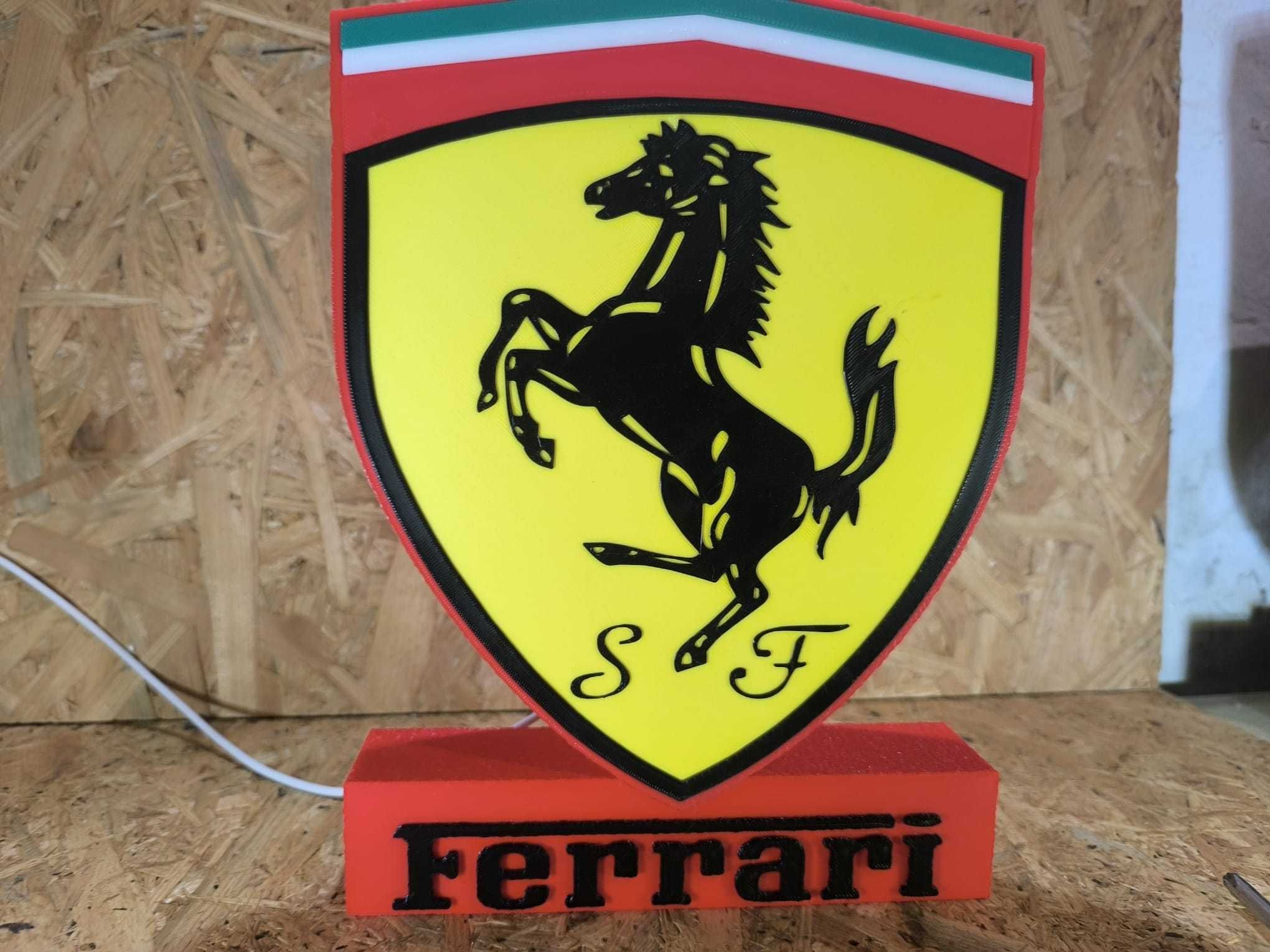Luminaria /Lightbox Ferrari