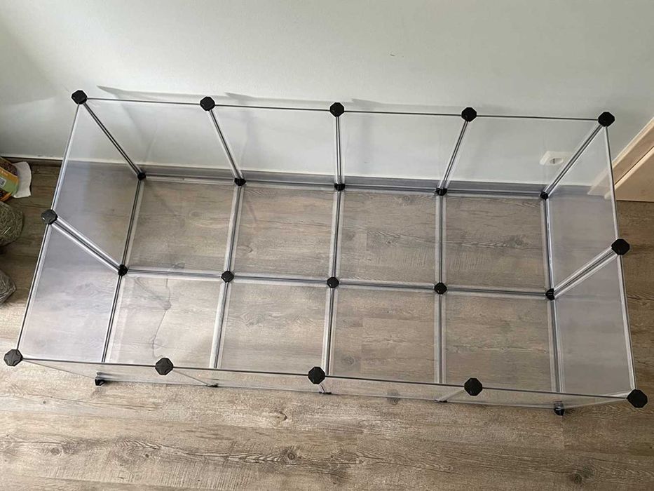 Wybieg NOWA Klatka Kojec dla KRÓLIKA Świnki Chomika Modułowa z Podłogą