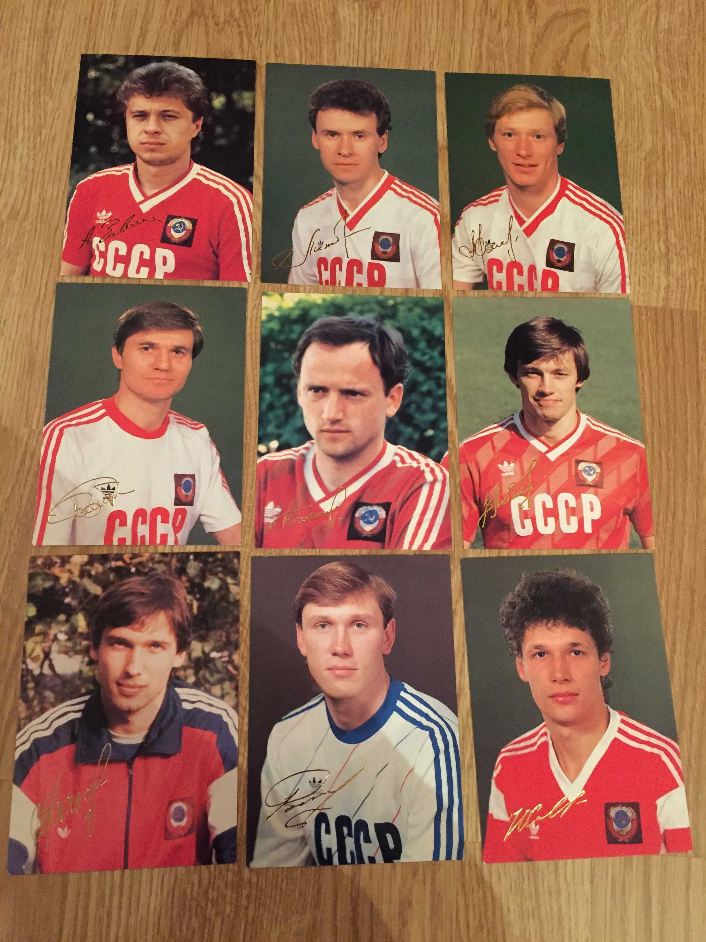 Набор открыток Звезды советского футбола