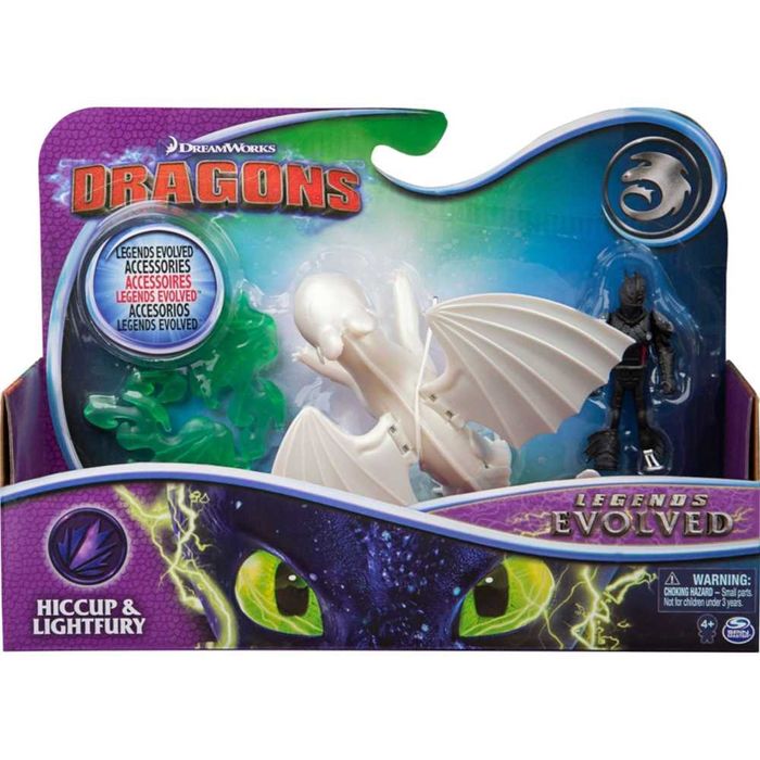 Jak Wytresować Smoka Legends Evolved Spin Master Biała Furia Czkawka