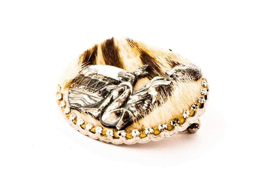 Afrykańska Broszka - 18,31g - AFRICA - SIMBA - HAND MADE - Kraków