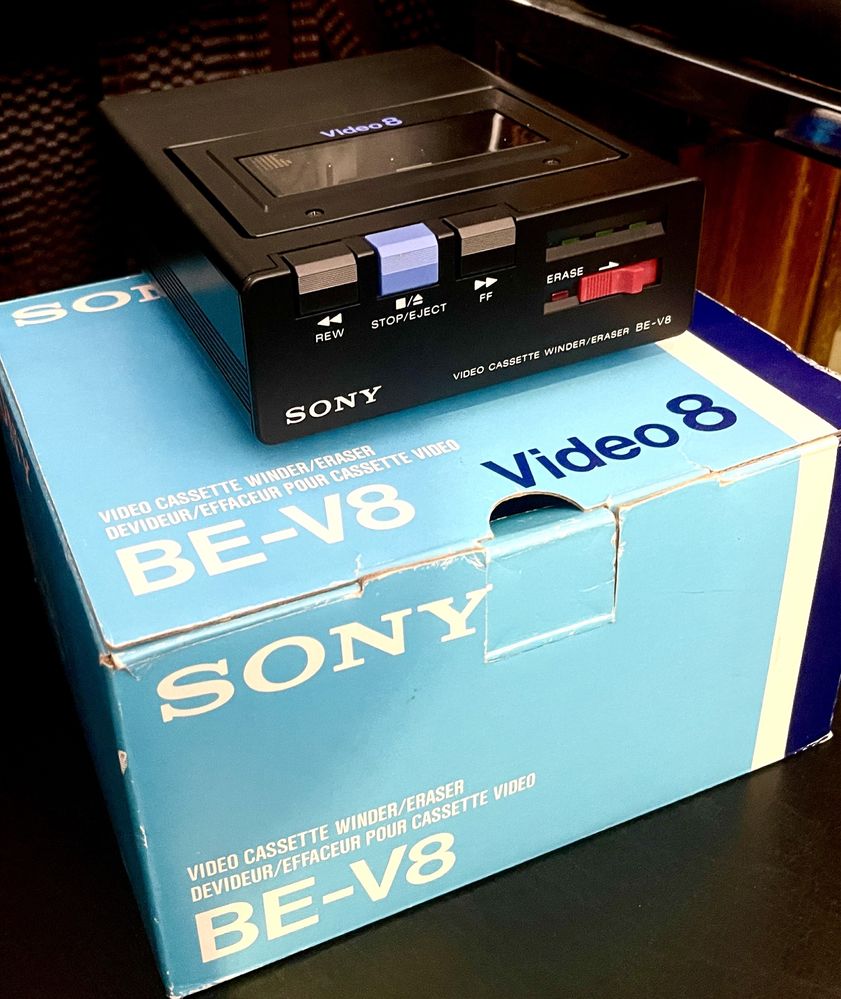 Sony BE-V8 winder / eraser - Raro