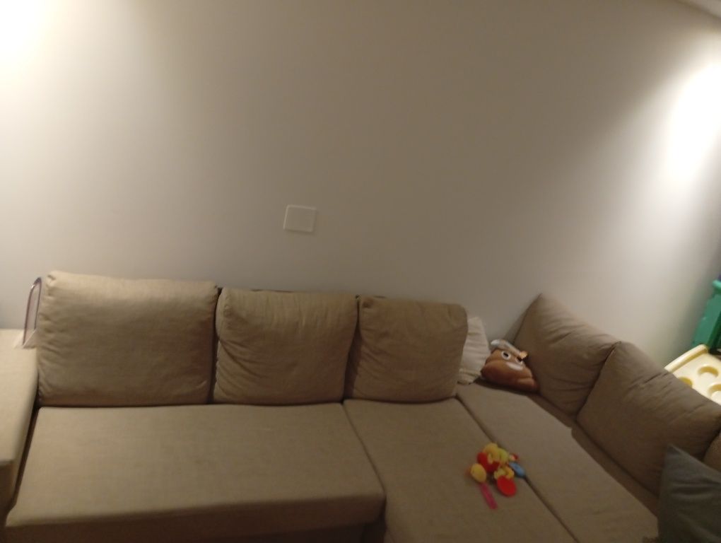 Sofá de 6 lugares com chaise longue