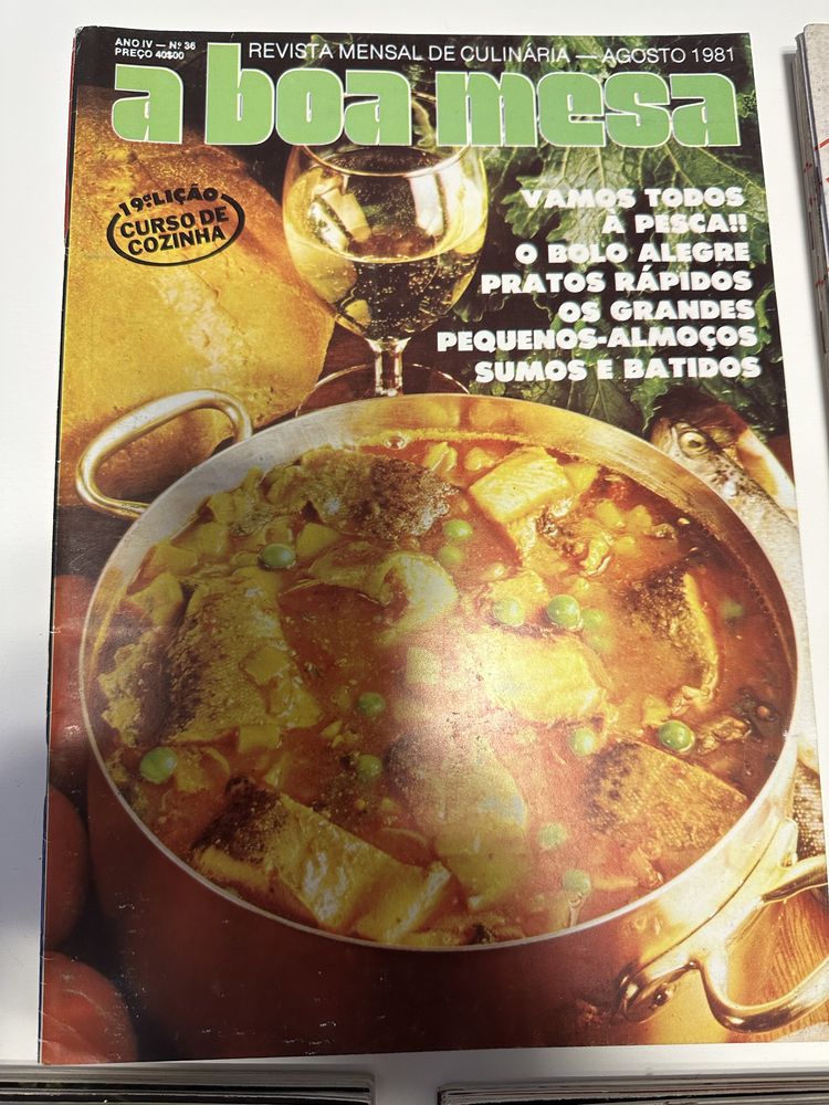 Revistas de Culinária - “A Boa Mesa”