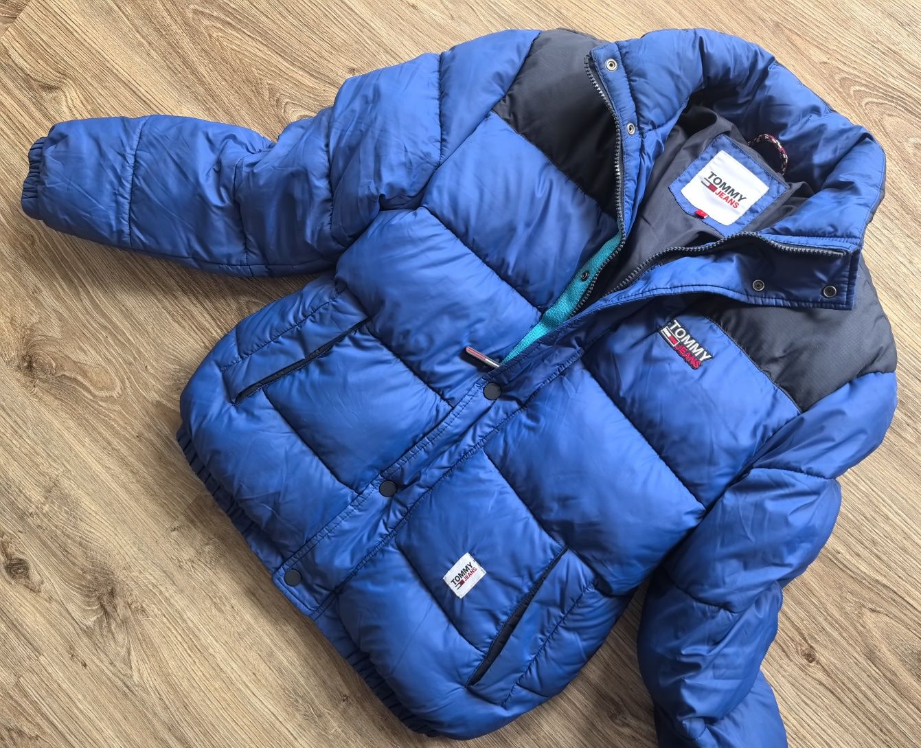 Tommy Hilfiger Jeans piękna puchowa kurtka męska  S jesień zima