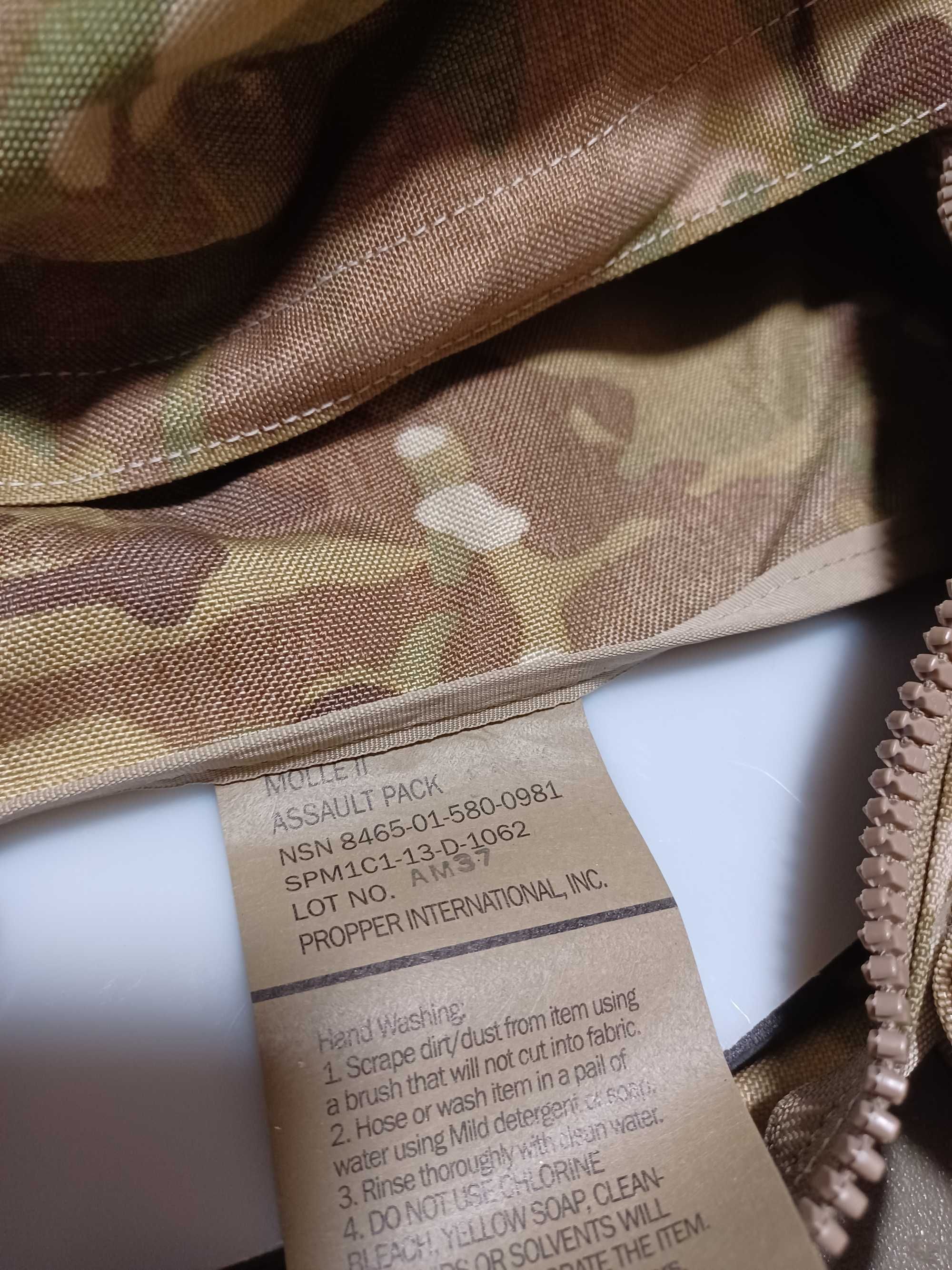 Plecak wojskowy taktyczny patrolowy US Army multicam