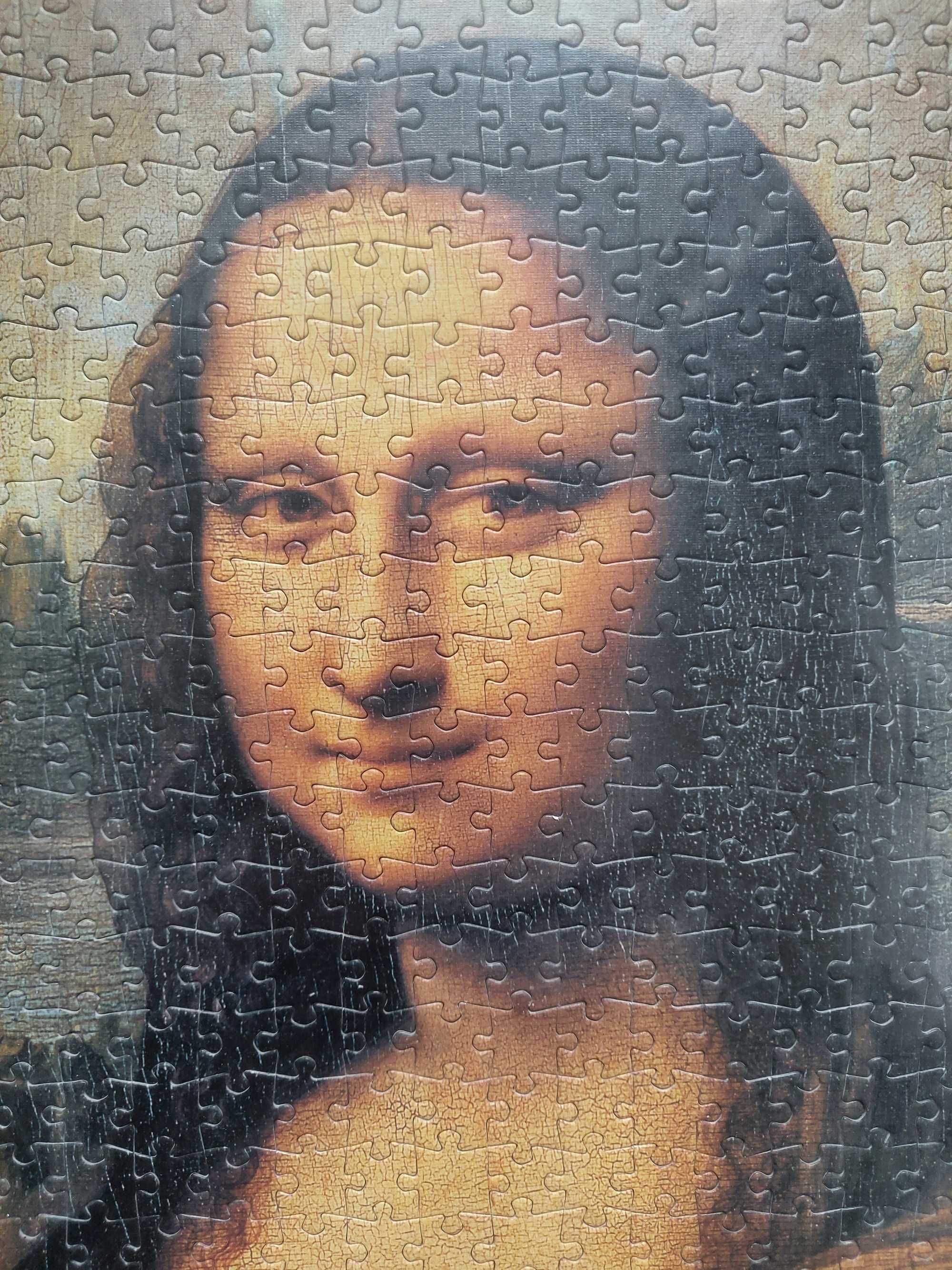 Puzzle Mona Lisa 1000 elementów bez opakowania