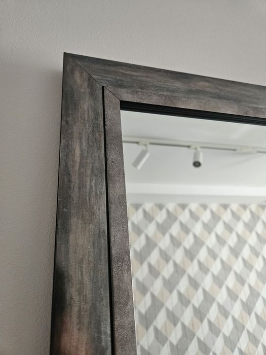 Lustro 55x135 szary/miedziany