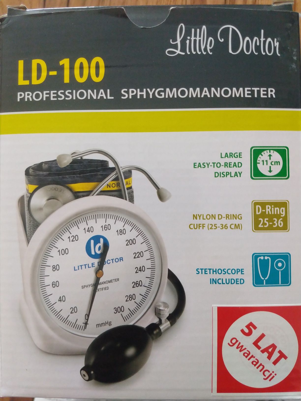 Ciśnieniomierz mechaniczny LD-100 do pomiaru ciśnienia tętniczego