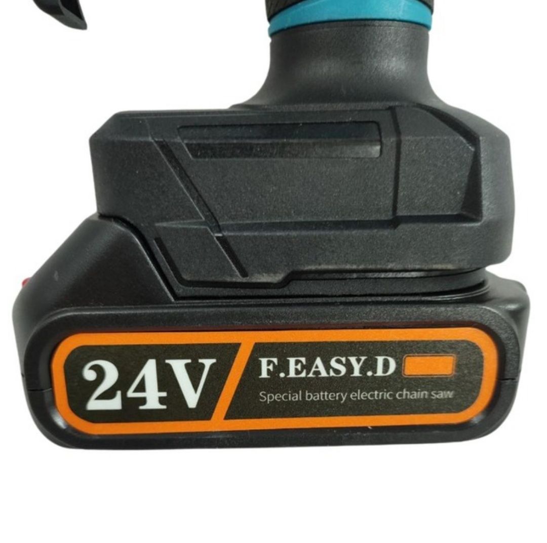 Аккумуляторная пилка 6дюймов цепная 24V 2 аккумулятора, в кейсе