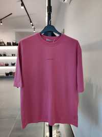 Футболка Acne Studios Logo cotton jersey T-shirt Pink