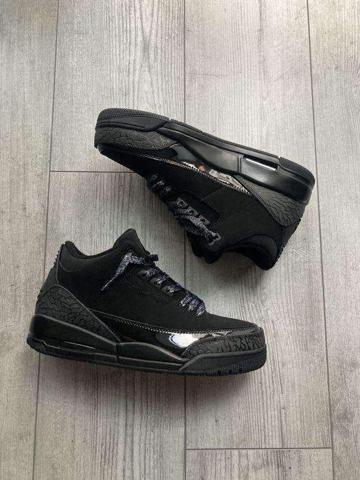 Jordan 3 black &