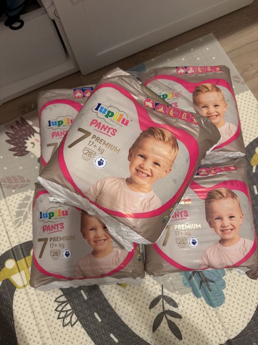 Pieluchomajtki pants pantsy pieluchy lupilu 7 140szt