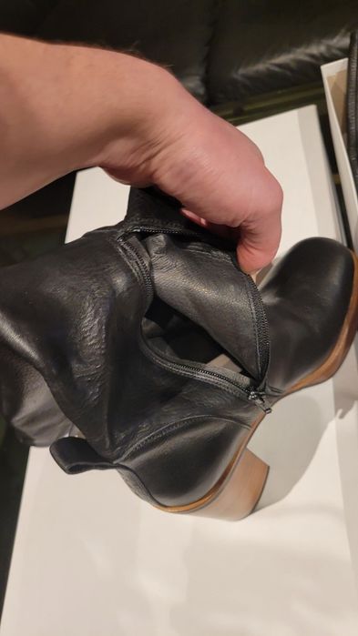 Продам Кожаные сапоги!